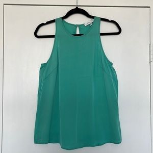 Milly Turquoise Silk Top